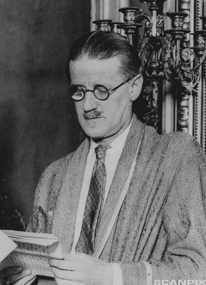 Irish writer James Joyce