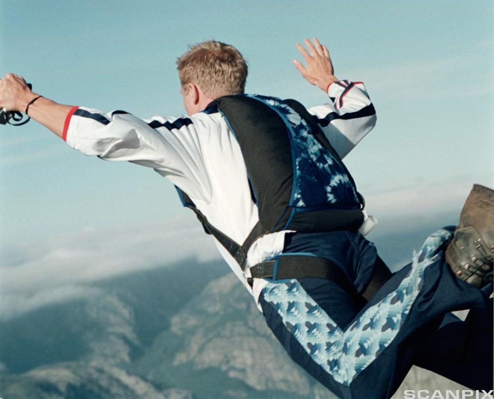 Fallskjermhopping. Foto.