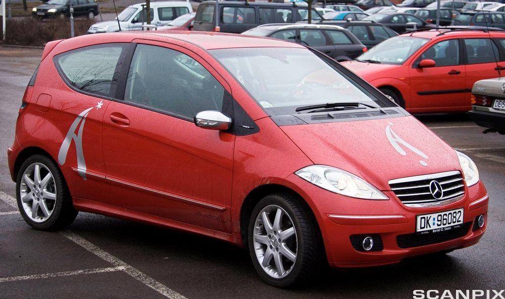 A-klassen fra Mercedes. Foto.