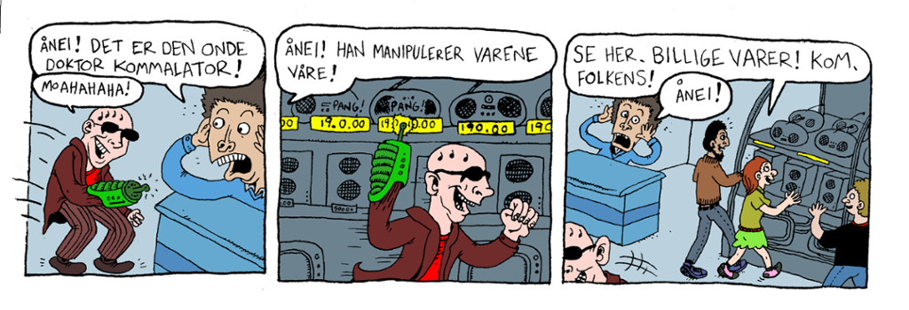 Svinn og ran 2, tegneserie