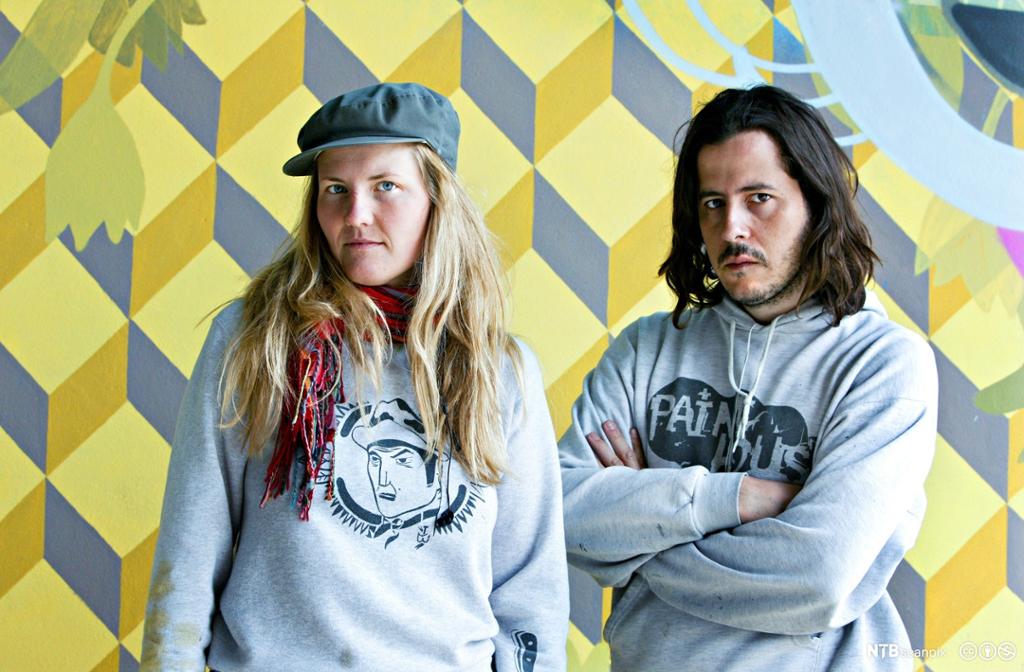Kunstnerduoen Gilles & Cecilie Studio. Foto.