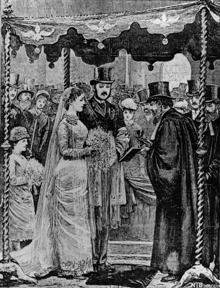 Bryllup i London i 1881.