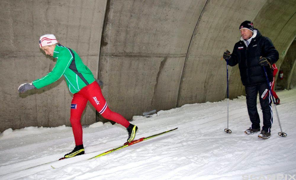 Teknikktrening for langrenn