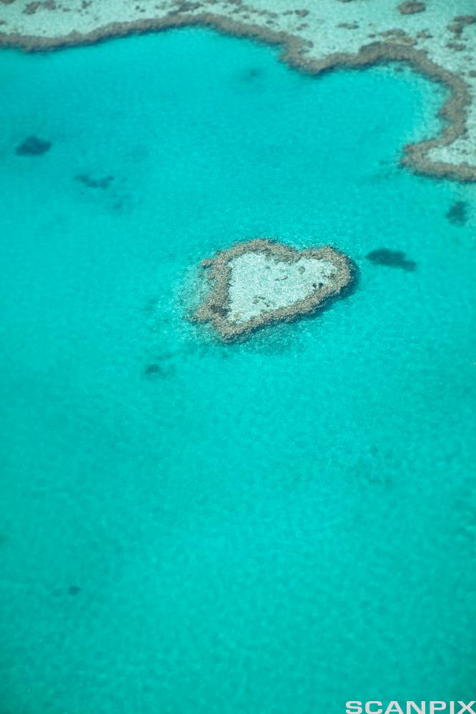 Aerial view of the Great Barrier Reef, Queensland, Australia