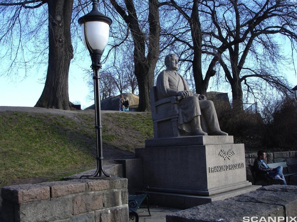 Memorial statue in Oslo, Norway