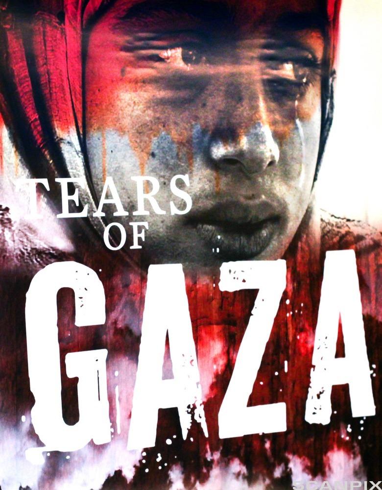 Filmplakat Gazas tårer. Foto.