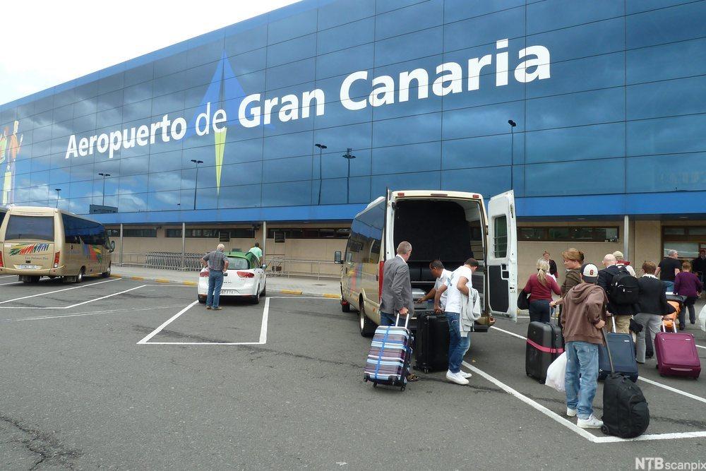 Flyplassen ved Las Palmas på Gran Canaria