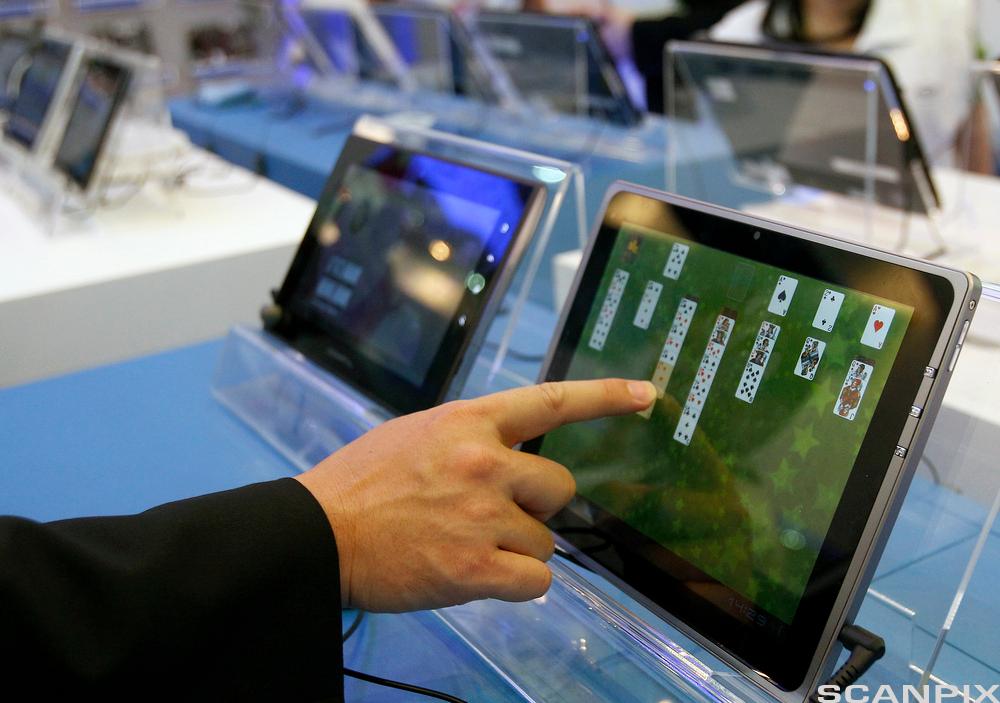 Touch-screen. Foto.
