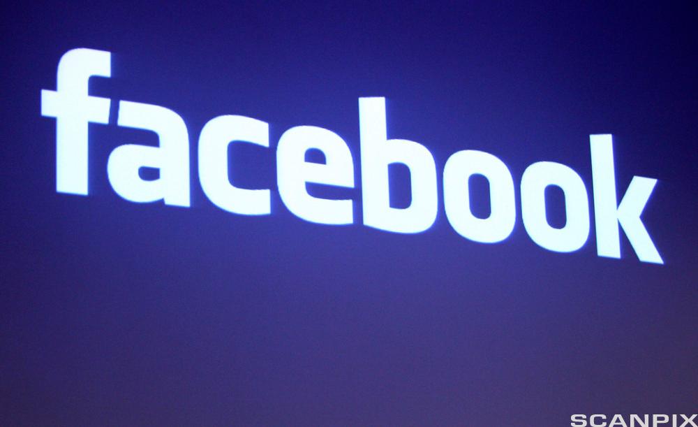 Facebook logo. Foto.