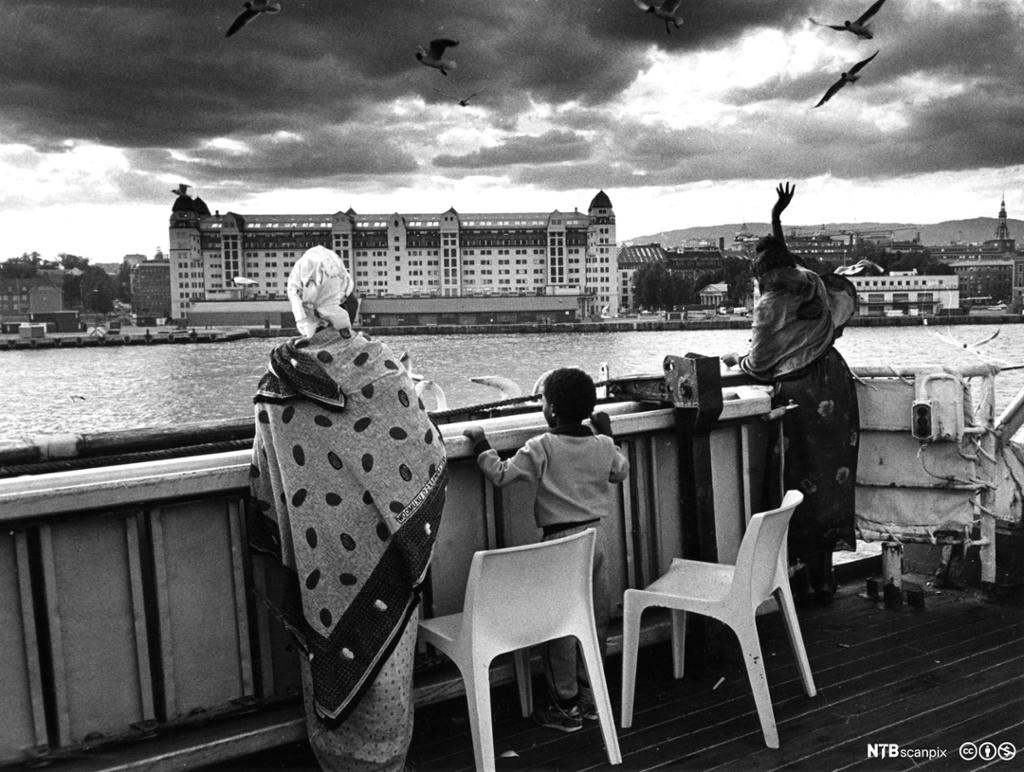 Flyktningeskipet Fridjof Nansen. Foto.