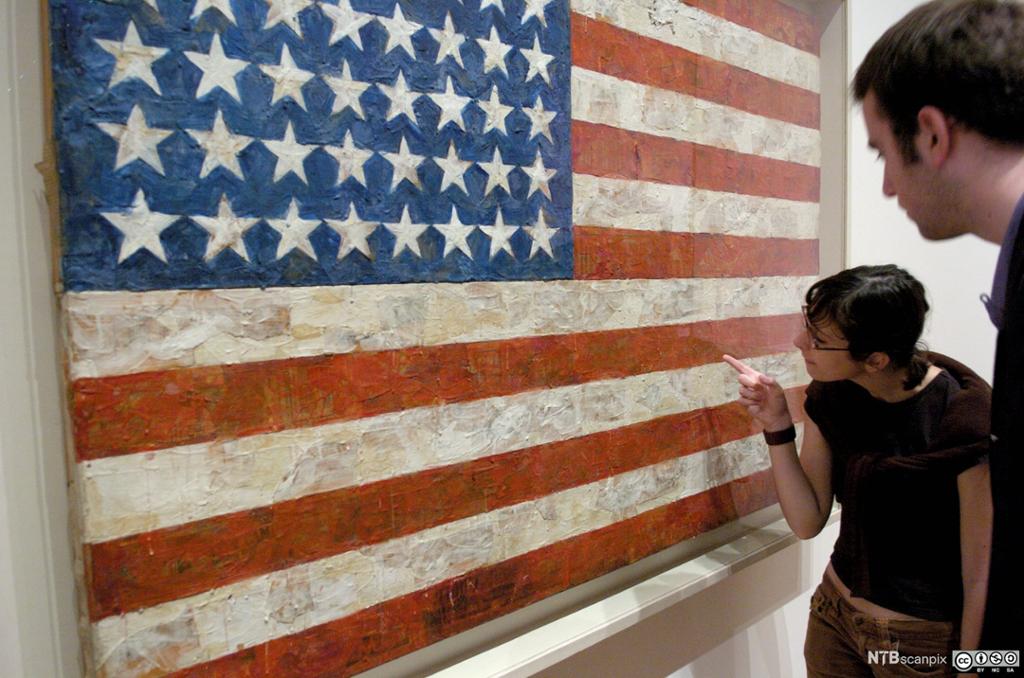 Jasper John's "Flag"