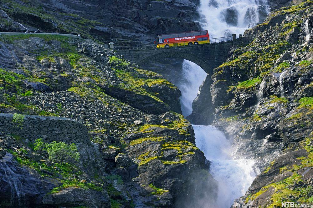 Stigfossen i Trollstigen