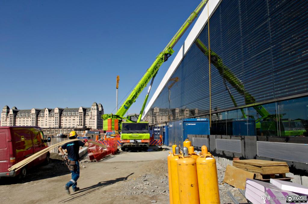 Bilde av Roar Bjordal som er Statsbyggs prosjektleder på den nye operaen i Oslo.