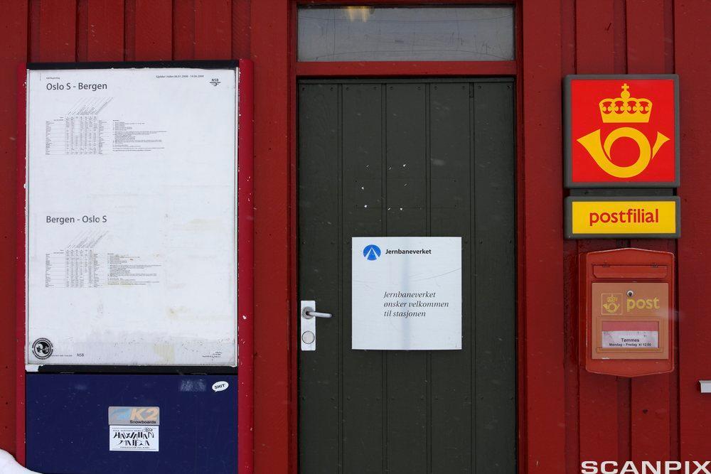 Postfilial på Finse. Foto.
