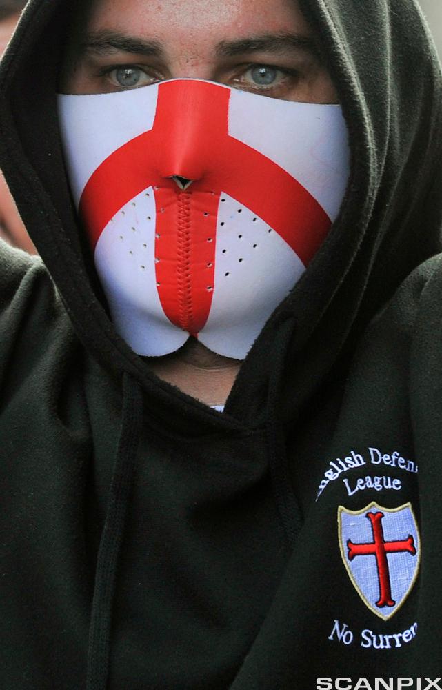 A Demonstrator from the English Defence League (EDL)