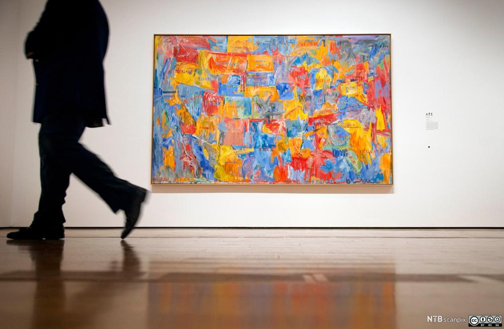 Jasper John's "Map"