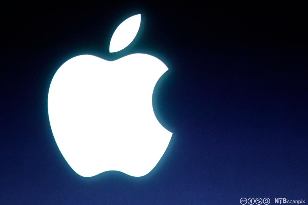 Apple logo. Bilde.