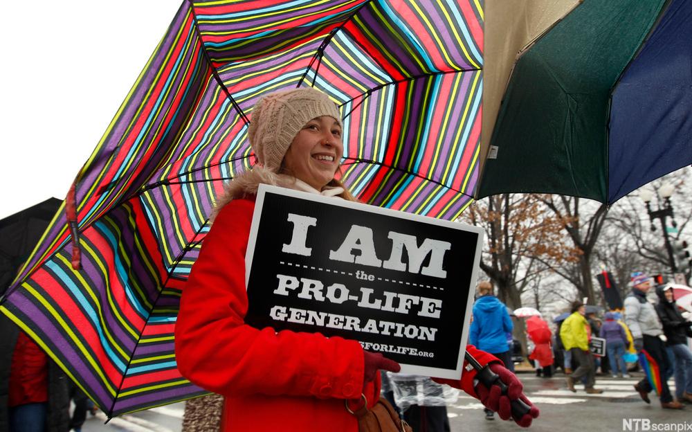 Anti-abortion demonstrators