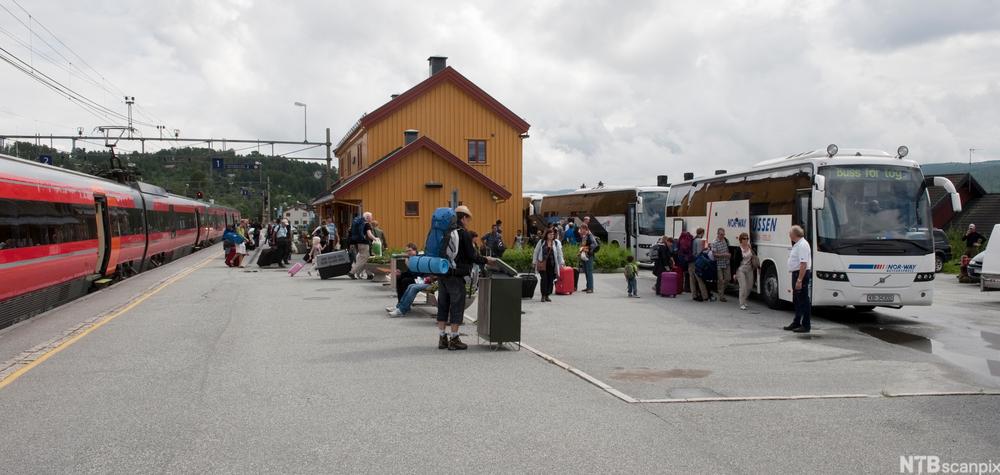 Geilo stasjon på Bergensbanen