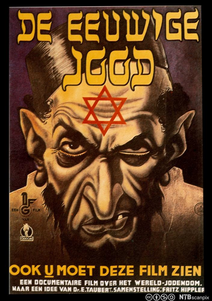 Filmplakat for propagandafilmen Der ewige Jude (1940)
