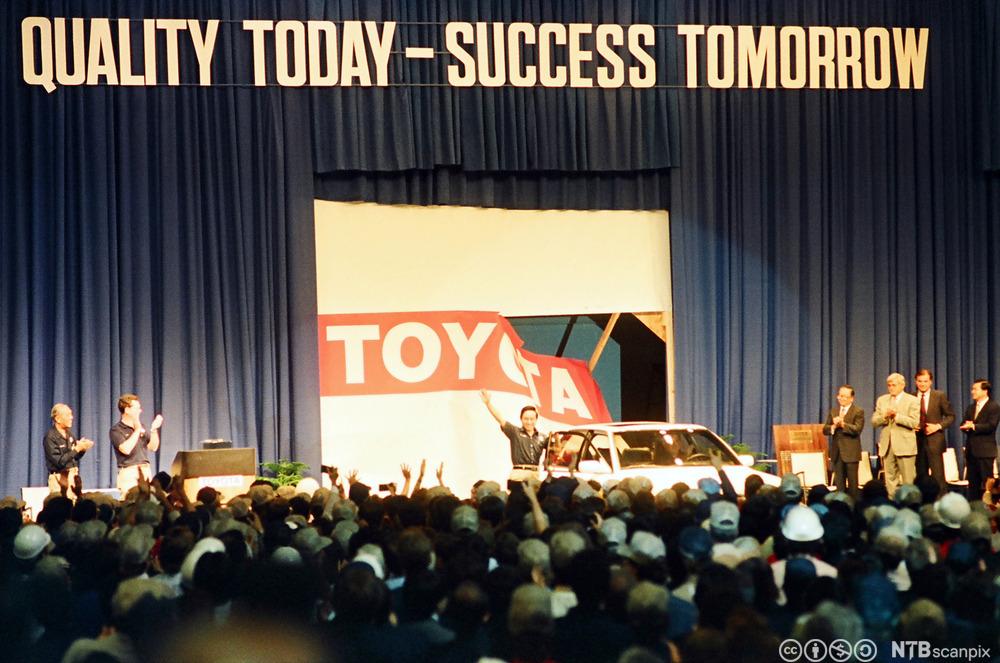 Lansering av Toyota i USA. Foto.