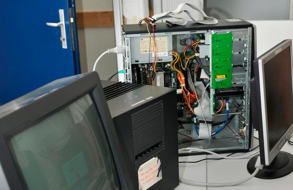 Verdens første webserver. Foto.
