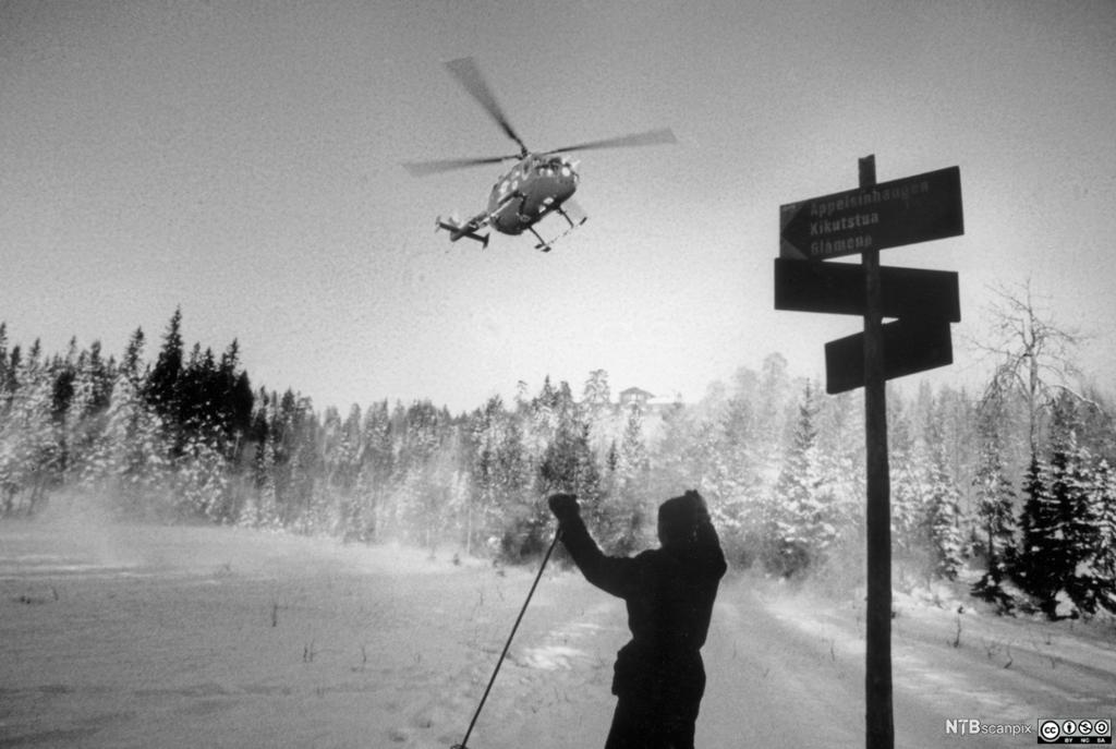 Luftambulanse i Nordmarka