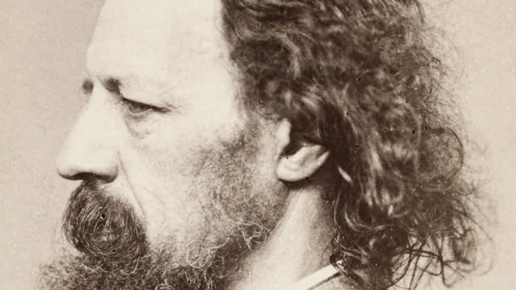 Alfred Lord Tennyson. Foto.