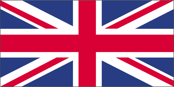 Storbritannias flagg. Illustrasjon.