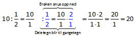 Utregning brøk 2